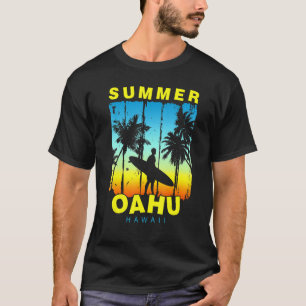 Camiseta Férias Familiares Havaí Oahu Sunset Beach