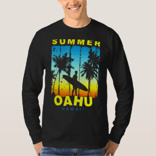 Camiseta Férias Familiares Havaí Oahu Sunset Beach