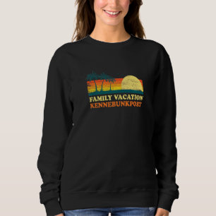 Camiseta Férias Familiares Kennebunkport American Maine Usa