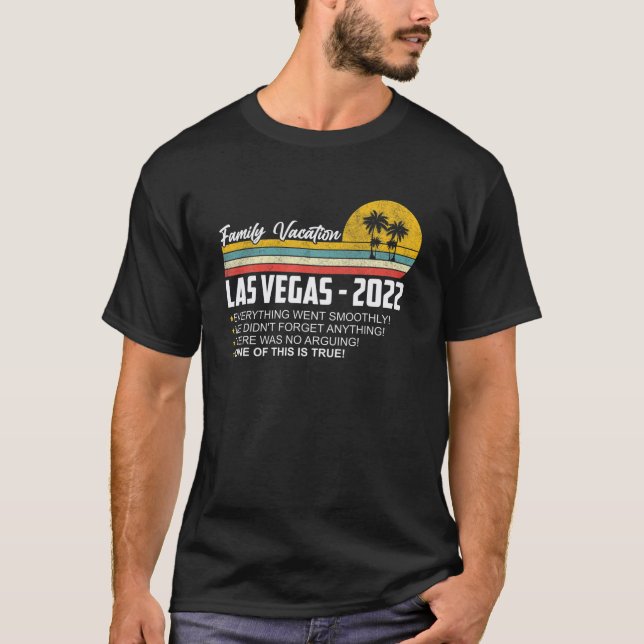 Camiseta Férias Familiares - Las Vegas 2022 - Matching Fami (Frente)