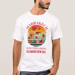 Camiseta Férias Familiares MARAKKESH Veni Vidi Amavi Marroc