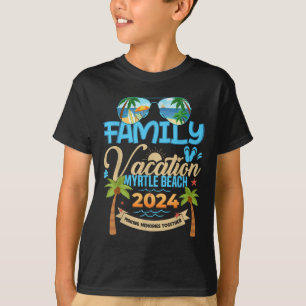 Camiseta Férias Familiares Myrtle Beach 2024 Férias de Verã