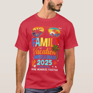 Camiseta Férias familiares Myrtle Beach 2025 Férias familia