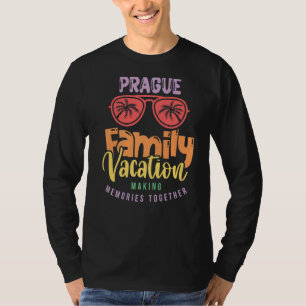 Camiseta Férias Familiares na República Checa de Praga Corr