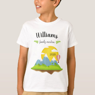 Camiseta Férias Familiares nas Montanhas