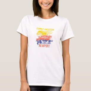Camiseta Férias Familiares Newport Holiday Rhode Island Fes