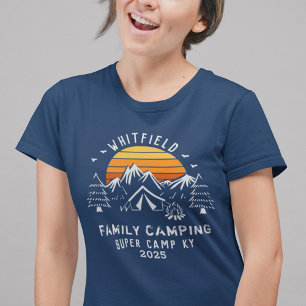 Camiseta Férias Familiares Personalizadas Correspondendo C