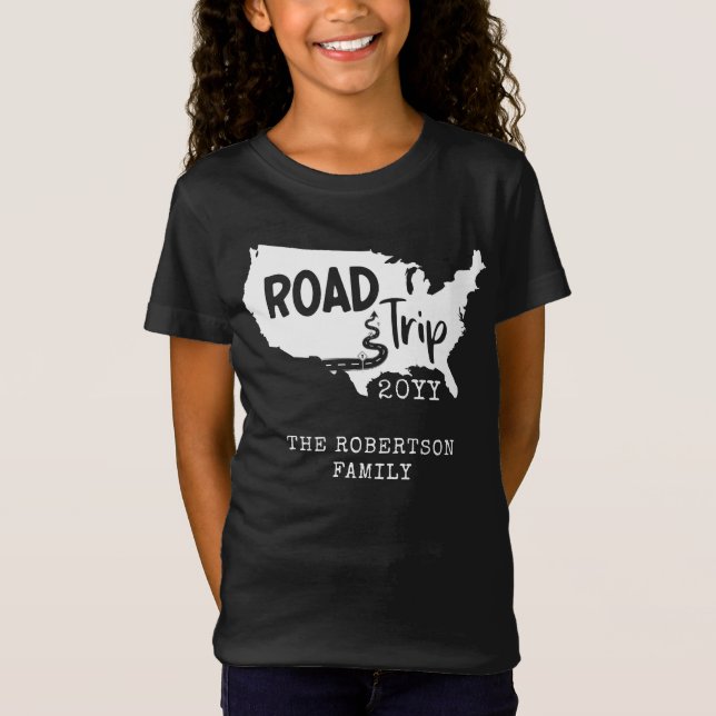 Camiseta Férias Familiares Personalizadas | Family Road Tri (Frente)