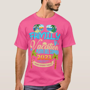 Camiseta Férias Familiares Playa Del Carmen 2023 México Fér