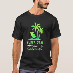 Camiseta Férias Familiares Punta Cana 2023 Combinação Famil