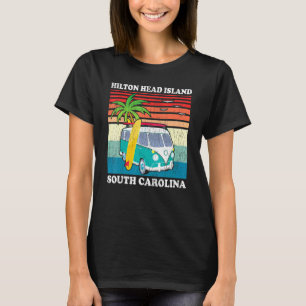 Camiseta Férias Familiares Retro Carolina do Sul Hilton Hea
