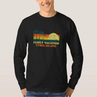 Camiseta Férias Familiares Tybee Island American Georgia Us