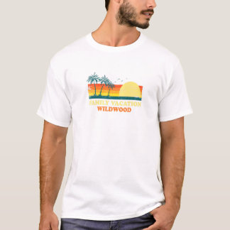 Camiseta Férias Familiares Wildwood American New Jersey Usa
