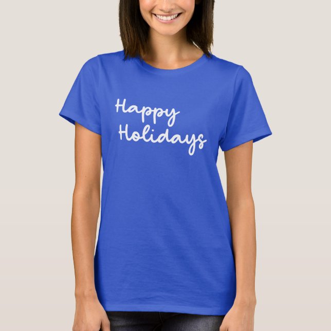 Camiseta Férias Felizes Roteiro Caprichoso Simples Divertid (Frente)