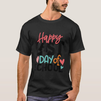 Camiseta Férias Felizes Último Dia do Ano Letivo