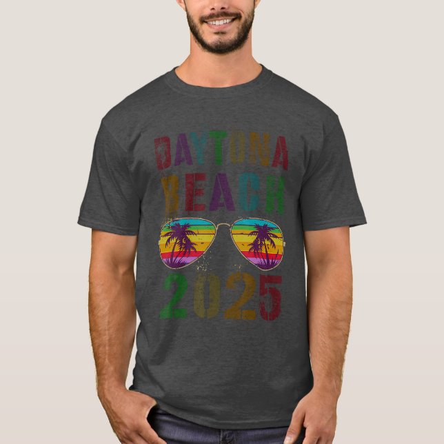 Camiseta Férias Férias DAYTONA BEACH 2025 Lua de mel Fall W (Frente)