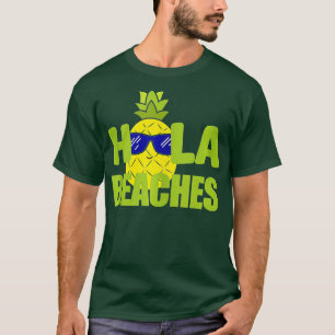 Camiseta Férias Funny Beach Summer Pineapple T Cruise Hol