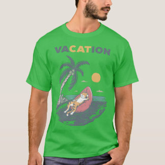 Camiseta Férias Garoto Gato