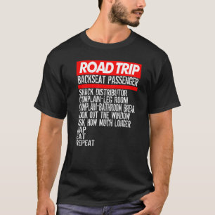 Camiseta Férias na estrada para a família Verão ao ar livre