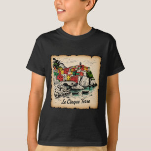 Camiseta Férias na Itália Cinque Terre Riomaggiore Mar Viag