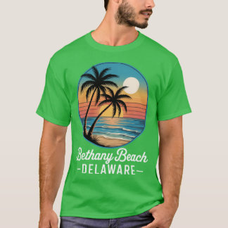 Camiseta Férias na Praia de Bethany Delaware 90s Lembrança 