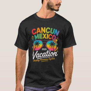 Camiseta Férias na Praia de Cancun México 2025 Grupo de Via