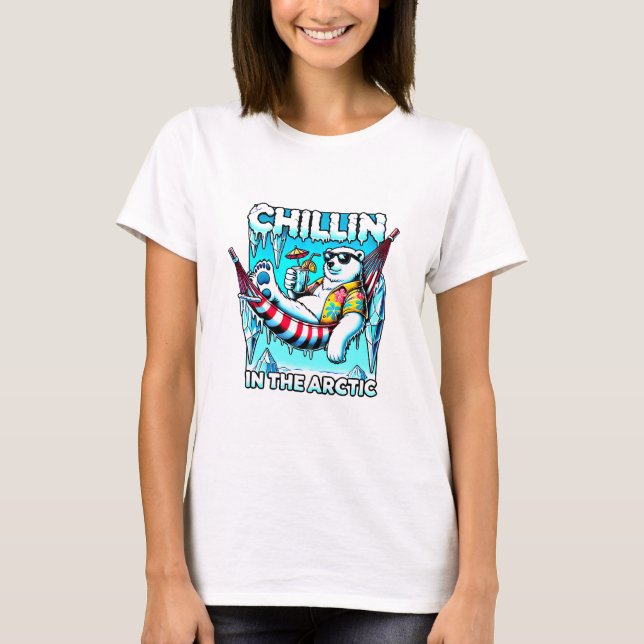 Camiseta Férias no Ártico (Frente)