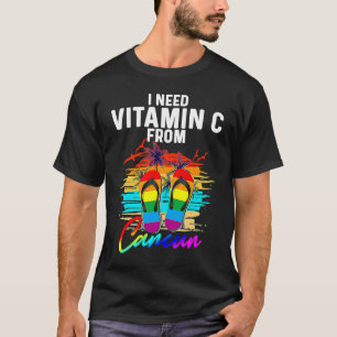 Camiseta Férias no Cancun México Grupo Familiar Combinando