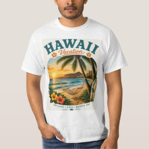 Camiseta Férias no Havaí