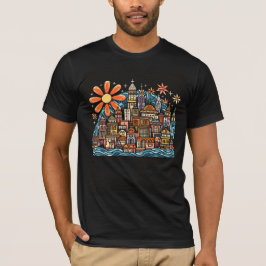 Camiseta férias numa ilha