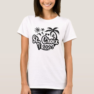 Camiseta Férias ou Viagem em St. Croix 2026