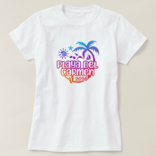 Camiseta Férias ou Viagem para Playa del Carmen, México 202