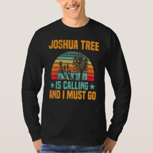 Camiseta Férias Parque Nacional Joshua Tree Está Chamando E