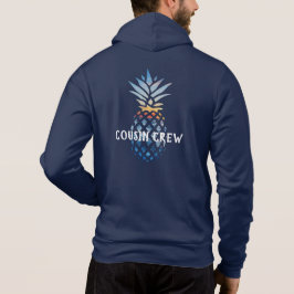 Camiseta Férias personalizadas de abacaxi tropical em famíl