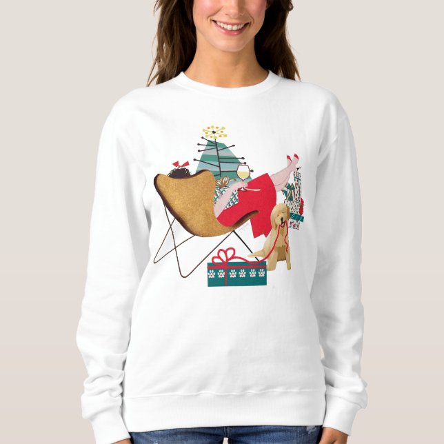 Camiseta FÉRIAS RETRÔ DORADAS - Retriever Dourado (Frente)
