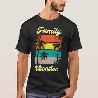 Camiseta Férias Retrô em Família