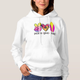Camiseta Férias Retroativas do Surf de Verão Peace Love