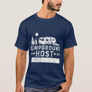 Camiseta Férias RV de acampamento de hospedeiro do acampam