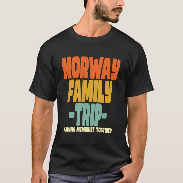 Camiseta Férias Trip da Noruega (Frente)
