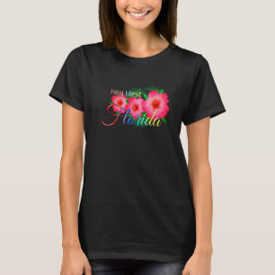 Camiseta Férias Tropicais de Flores da Flórida Ocidental