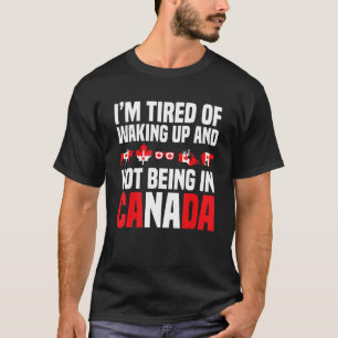Camiseta Férias Turísticas de Viajantes do Canadá
