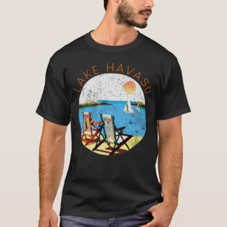 Camiseta Férias Vintage do Lago Retro Lake Havasu Souvenir
