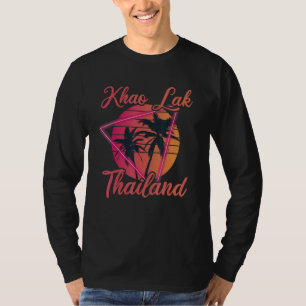 Camiseta Férias vintage na Tailândia Viagem Ásia Tailandês