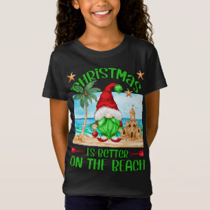 Camiseta Férias Xmas No Gnomo Funny Praia