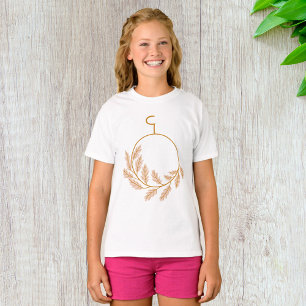 Camiseta Ferida Botânica Minimalista Neutra Moderna