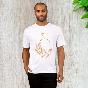 Camiseta Ferida Botânica Minimalista Neutra Moderna