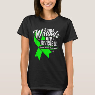 Camiseta Feridas São Invisíveis Conscientização sobre Saúde