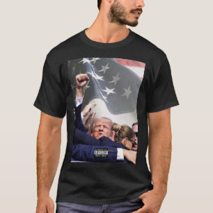 Camiseta Ferido Em Tiros No Comício Da Pensilvânia