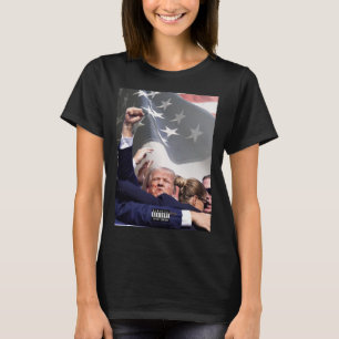 Camiseta Ferido Em Tiros No Comício Da Pensilvânia