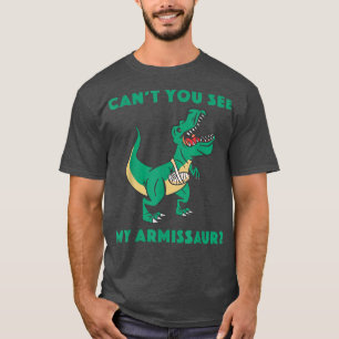 Camiseta Ferimento Engraçado Braço quebrado logo fica bem,